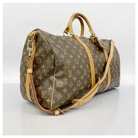 Louis Vuitton-Louis Vuitton Monogram Keepall Bandouliere 50-Brown