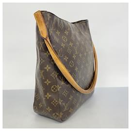 Louis Vuitton-Louis Vuitton Monogram Looping GM Shoulder Bag-Brown