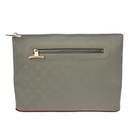 Louis Vuitton-Louis Vuitton Monogram Titanium Pochette-Brown,Other,Monogram