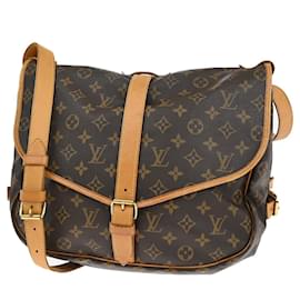 Louis Vuitton-Louis Vuitton Saumur 35-Brown