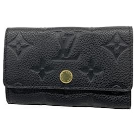 Louis Vuitton-Louis Vuitton Monogram Empreinte Key Case-Black