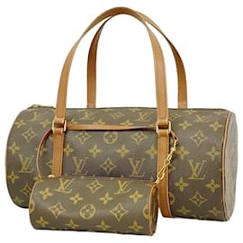 Louis Vuitton-Louis Vuitton Monogram Papillon 30 Handbag-Brown