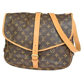Louis Vuitton-Louis Vuitton Saumur 35-Brown
