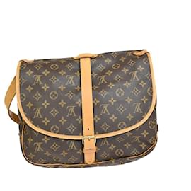 Louis Vuitton-Louis Vuitton Saumur 35-Brown