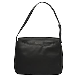 Givenchy-GIVENCHY Shoulder Bag Leather Black Silver Auth yk17737-Black,Silvery