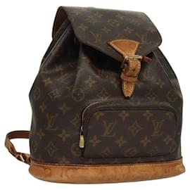 Louis Vuitton-LOUIS VUITTON Monogram Montsouris MM Backpack M51136 LV Auth BA1001-Monogram