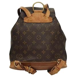 Louis Vuitton-LOUIS VUITTON Monogram Montsouris MM Backpack M51136 LV Auth BA1001-Monogram