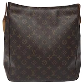 Louis Vuitton-LOUIS VUITTON Monogram Looping GM Shoulder Bag M51145 LV Auth 116883-Monogram