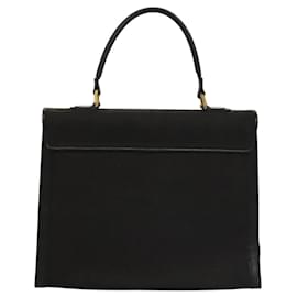 Fendi-Sac à main FENDI en toile or noir Auth KD511-Noir,Doré