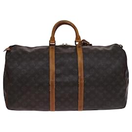 Louis Vuitton-LOUIS VUITTON Monogram Keepall 60 Boston Bag M41422 LV Auth 116106-Monogram
