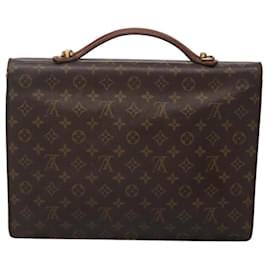 Louis Vuitton-LOUIS VUITTON Monogram Porte Documents Bandouliere Bag M53338 Auth BD1525-Monogram