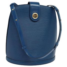 LOUIS VUITTON Borsa a Spalla Epi Cluny Blu M52255 LV Auth KD308 Blu