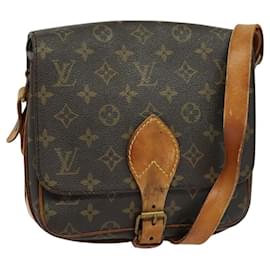 Louis Vuitton-LOUIS VUITTON Monogram Cartouchiere MM Shoulder Bag M51253 LV Auth hk2419-Monogram