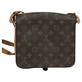 Louis Vuitton-LOUIS VUITTON Monogram Cartouchiere MM Shoulder Bag M51253 LV Auth hk2419-Monogram