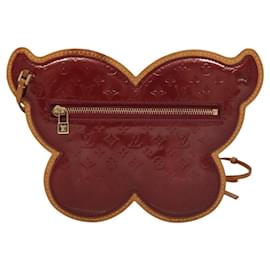 Louis Vuitton-LOUIS VUITTON Vernis Pochette Papillon Shoulder Bag Purple M92270 LV Auth mr1177-Purple