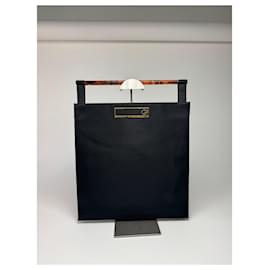 Givenchy-Vintage Givenchy Navy Handbag-Navy blue