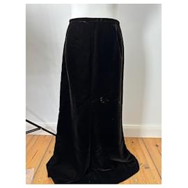 Givenchy-GIVENCHY Skirts T.International M Silk-Black