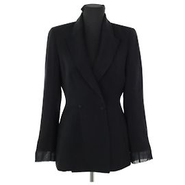 Thierry Mugler Schwarzer Blazer Schwarz