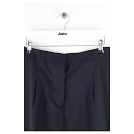Prada-Straight wool trousers-Blue