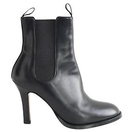 JW Anderson Black leather boots Black