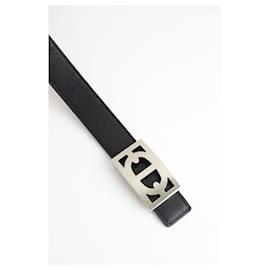 Hermès-Ceinture en cuir-Noir