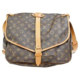 Louis Vuitton-Louis Vuitton Saumur 35-Brown