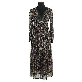 SéZane Grünes Seidenkleid Grün