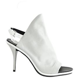 Balenciaga Graue Lederabsätze Grau
