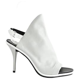 Balenciaga-Leather heels-Grey