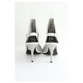 Balenciaga-Leather heels-Grey