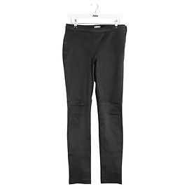 Claudie Pierlot Black leather leggings Black