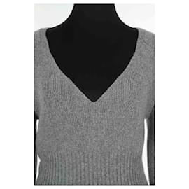 Balenciaga-Robe en laine-Gris