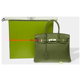 Hermès-HERMES Birkin 30 Bag in Pink Leather - 102591-Pink