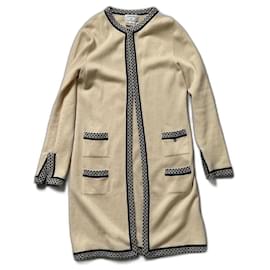 Chanel-Knitwear-Black,Beige