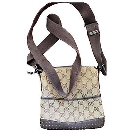Borsa a tracolla Gucci Monogramma Beige Beige