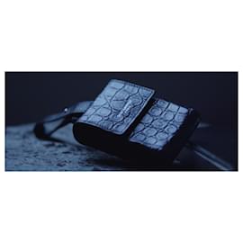 Yves Saint Laurent-YSL - cigarette case-Black