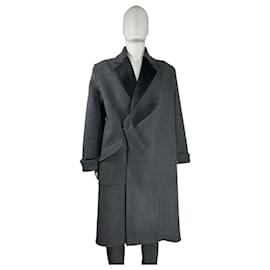 Autre Marque Bianca Saunders Runway Wool Grey Coat Grey