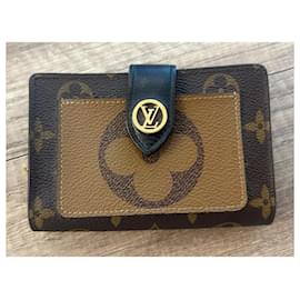 Louis Vuitton-Juliette Monogram Reverse Canvas Wallet-Brown