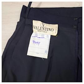 Valentino Garavani-Gonna blue Valentino vintage from the '90s-Blue,Dark blue