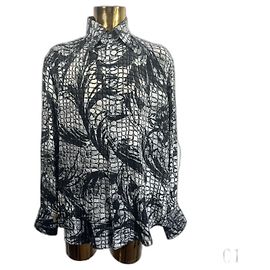 Billionaire Gold cut Dubai silk crocodile shirt Other
