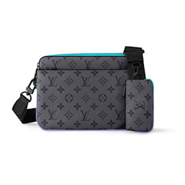 Louis Vuitton-LV Trio messenger eclipse with blue-Grey