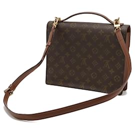 Louis Vuitton-Louis Vuitton Monogram Monceau 2way Bag M51185-Brown