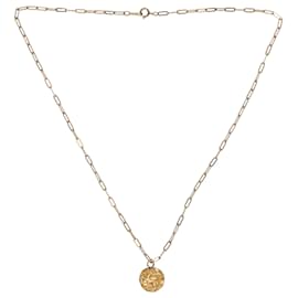Autre Marque-Alighieri Baby Pegasus Pendant Necklace in Gold Brass-Golden
