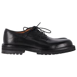Autre Marque Hr. P Jacques Derby Schuhe aus schwarzem Leder Schwarz