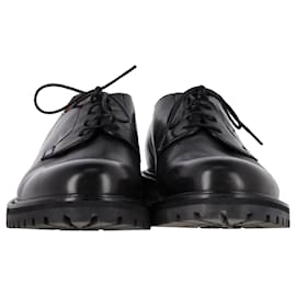 Autre Marque-Mr. P Jacques Derby Shoes in Black Leather-Black