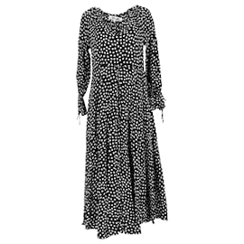 Diane Von Furstenberg- Diane Von Furstenberg Imogen Maxi Dress in Black Viscose-Black