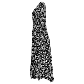 Diane Von Furstenberg- Diane Von Furstenberg Imogen Maxi Dress in Black Viscose-Black