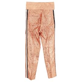 Petar Petrov-Petar Petrov Hristina High Waist Pants in Peach Polyester-Peach