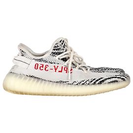 Baskets Yeezy Boost 350 V2 Zebra en coton blanc Blanc