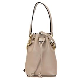 Fendi-Sac 2 en 1 Mon Tresor en cuir Fendi 8BS010-Gris